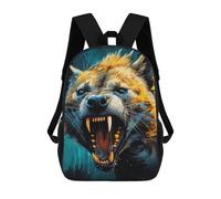 sinyumoney Zaino Per Bambini Con Stampa 3D Wild Canine Roar Per Studenti Scolastici, Zaini, Borse A Tracolla, Borse Per Libri 17inch
