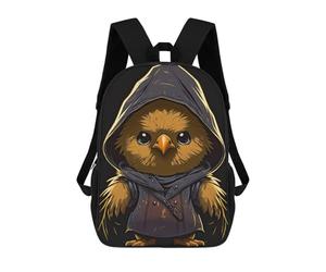 sinyumoney Zaino Per Bambini Con Stampa 3D Wizard The Chicken Per Studenti Scolastici, Zaini, Borse A Tracolla, Borse Per Libri 17inch