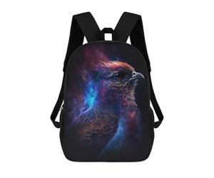 sinyumoney Zaino Per Bambini Cosmic Feathered Bird Art Print-2 Per Ragazzi E Ragazze, Zaino Da Viaggio Per Bambini, Zaino Scolastico Per Adolescenti 17inch