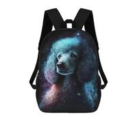 sinyumoney Zaino Per Bambini Cosmic Poodle Art Print-19 Per Ragazzi E Ragazze, Zaino Da Viaggio Per Bambini, Zaino Scolastico Per Adolescenti 17inch