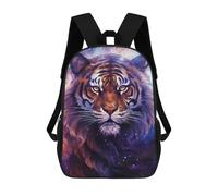 sinyumoney Zaino Per Bambini Cosmic Tiger Portrait-14 Per Ragazzi E Ragazze, Zaino Da Viaggio Per Bambini, Zaino Scolastico Per Adolescenti 17inch