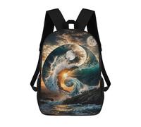 sinyumoney Zaino Per Bambini Crashing Harmony Zaino Scolastico 3D Borsa Scolastica Zaino Scolastico Per Bambini Borse Scolastiche Zaino Alla Moda Con Tasca Borse Per Libri 17inch