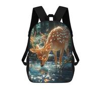 sinyumoney Zaino Per Bambini Enchanted Forest Deer-9 Per Ragazzi E Ragazze, Zaino Da Viaggio Per Bambini, Zaino Scolastico Per Adolescenti 17inch