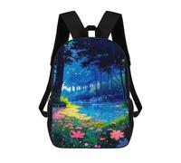 sinyumoney Zaino Per Bambini Enchanted Forest Path-9 Per Ragazzi E Ragazze, Zaino Da Viaggio Per Bambini, Zaino Scolastico Per Adolescenti 17inch