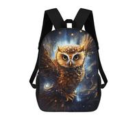 sinyumoney Zaino Per Bambini, Enchanted Night Owl Flight Zaino Scolastico Di Grande Capacità Per Studenti, Zaino Per Ragazzi, Ragazze, Adulti, Adolescenti 17inch