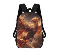 sinyumoney Zaino Per Bambini Fire Phoenix Fairytale Per Ragazzi E Ragazze, Zaino Da Viaggio Per Bambini, Zaino Scolastico Per Adolescenti 17inch