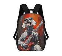 sinyumoney Zaino Per Bambini Fox in The Jungle Ragazzi E Ragazze, Zaino Da Viaggio Per Adolescenti, Stile: 14., 17"