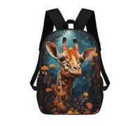 sinyumoney Zaino Per Bambini Giraffe in Enchanted Forest Per Ragazzi E Ragazze, Zaino Da Viaggio Per Bambini, Zaino Scolastico Per Adolescenti 17inch
