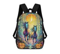 sinyumoney Zaino Per Bambini Halloween Forest Fantasy Per Ragazzi E Ragazze, Zaino Da Viaggio Per Bambini, Zaino Scolastico Per Adolescenti 17inch