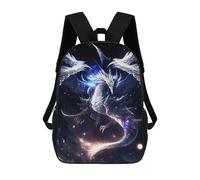 sinyumoney Zaino per bambini Halloween Witch Art Print da 17 pollici, alla moda e divertente, borsa per la scuola per ragazzi e adolescenti, stampa 3D per ragazzi, Style-3, 17"