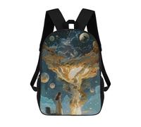 sinyumoney Zaino Per Bambini, Mini Planet Zaino Scolastico Di Grande Capacità Per Studenti, Zaino Per Ragazzi, Ragazze, Adulti, Adolescenti 17inch