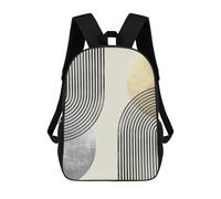 sinyumoney Zaino Per Bambini Modern Collage A Zaino Scolastico 3D Borsa Scolastica Zaino Scolastico Per Bambini Borse Scolastiche Zaino Alla Moda Con Tasca Borse Per Libri 17inch
