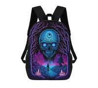sinyumoney Zaino Per Bambini Neon Forest The Enchanted Path Per Ragazzi E Ragazze, Zaino Da Viaggio Per Bambini, Zaino Scolastico Per Adolescenti 17inch