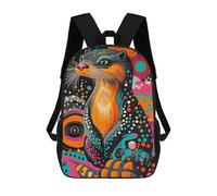 sinyumoney Zaino Per Bambini Otter in Art Otter - Playful Pop Art Per Ragazzi E Ragazze, Zaino Da Viaggio Per Bambini, Zaino Scolastico Per Adolescenti 17inch