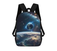 sinyumoney Zaino Per Bambini Planet Earth from Space Per Ragazzi E Ragazze, Zaino Da Viaggio Per Bambini, Zaino Scolastico Per Adolescenti 17inch