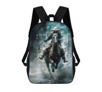 sinyumoney Zaino per bambini (ragazze e ragazzi), ideale per il rientro scolastico, lezioni sportive, regali e viaggi., For The King, 17"