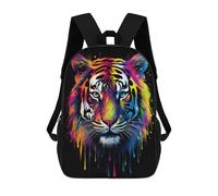 sinyumoney Zaino Per Bambini Rainbow Tiger Per Ragazzi E Ragazze, Zaino Da Viaggio Per Bambini, Zaino Scolastico Per Adolescenti 17inch