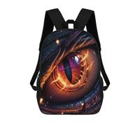 sinyumoney Zaino Per Bambini Red Dragon Eyes Per Ragazzi E Ragazze, Zaino Da Viaggio Per Bambini, Zaino Scolastico Per Adolescenti 17inch