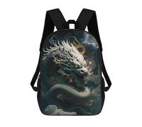 sinyumoney Zaino Per Bambini Serene Celestial Dragon Per Ragazzi E Ragazze, Zaino Da Viaggio Per Bambini, Zaino Scolastico Per Adolescenti 17inch