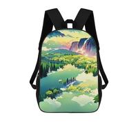 sinyumoney Zaino Per Bambini Serene Lake Reflections -2 Per Ragazzi E Ragazze, Zaino Da Viaggio Per Bambini, Zaino Scolastico Per Adolescenti 17inch