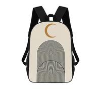 sinyumoney Zaino Per Bambini Stampato in 3D Abstract And Geometric 9 Zaino Scolastico Per Studenti, Zaino Casual Alla Moda, Borse Scolastiche Leggere Per Scuola, Università E Viaggi 17inch