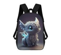 sinyumoney Zaino Per Bambini Stampato in 3D Adorable Baby Dragon Artwork -3 Zaino Scolastico Ad Alta Capacità, Borse Da Viaggio Per Libri Per Ragazzi, Studenti Delle Scuole Elementari E Medie 17inch