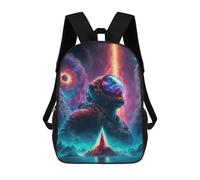 sinyumoney Zaino Per Bambini Stampato in 3D Astronaut Mystical Worlds Borsa Scolastica Leggera Da Viaggio Zaino Scolastico Alla Moda Per Bambini Studenti 17inch
