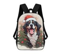 sinyumoney Zaino Per Bambini Stampato in 3D Bernese Mountain Christmas Borsa Scolastica Leggera Da Viaggio Zaino Scolastico Alla Moda Per Bambini Studenti 17inch
