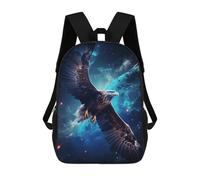 sinyumoney Zaino Per Bambini Stampato in 3D Eagle in Space Borsa Scolastica Leggera Da Viaggio Zaino Scolastico Alla Moda Per Bambini Studenti 17inch