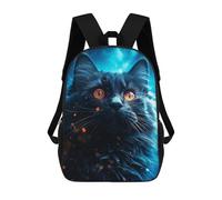 sinyumoney Zaino Per Bambini Stampato in 3D Galaxy Cat Borsa Scolastica Leggera Da Viaggio Zaino Scolastico Alla Moda Per Bambini Studenti 17inch