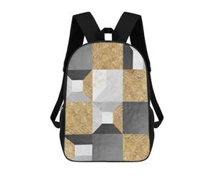 sinyumoney Zaino Per Bambini Stampato in 3D Geometric Textures VIII Zaino Scolastico Per Studenti, Zaino Casual Alla Moda, Borse Scolastiche Leggere Per Scuola, Università E Viaggi 17inch