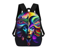 sinyumoney Zaino Per Bambini Stampato in 3D Lady Surreal 09 Zaino Scolastico Per Studenti, Zaino Casual Alla Moda, Borse Scolastiche Leggere Per Scuola, Università E Viaggi 17inch