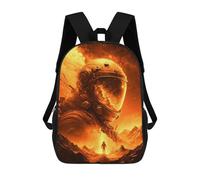 sinyumoney Zaino Per Bambini Stampato in 3D Mars The Red Planet -1 Zaino Scolastico Per Studenti, Zaino Casual Alla Moda, Borse Scolastiche Leggere Per Scuola, Università E Viaggi 17inch