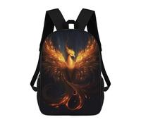 sinyumoney Zaino Per Bambini Stampato in 3D Phoenix Rise Mythical Firebird Art Zaino Scolastico Per Studenti, Zaino Casual Alla Moda, Borse Scolastiche Leggere Per Scuola, Università E Viaggi 17inch