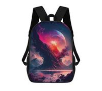 sinyumoney Zaino Per Bambini Stampato in 3D Planetary Tree Aurora Zaino Scolastico Per Studenti, Zaino Casual Alla Moda, Borse Scolastiche Leggere Per Scuola, Università E Viaggi 17inch