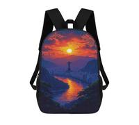 sinyumoney Zaino Per Bambini Stampato in 3D Rio De Janeiro Sunset Borsa Scolastica Leggera Da Viaggio Zaino Scolastico Alla Moda Per Bambini Studenti 17inch