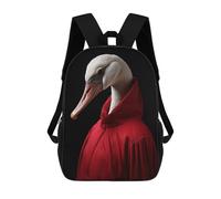 sinyumoney Zaino Per Bambini Stampato in 3D Silly Goose Borsa Scolastica Leggera Da Viaggio Zaino Scolastico Alla Moda Per Bambini Studenti 17inch