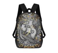 sinyumoney Zaino Per Bambini Stampato in 3D Tribal Fusion Belly Dancer Witch Zaino Scolastico Per Studenti, Zaino Casual Alla Moda, Borse Scolastiche Leggere Per Scuola, Università E Viaggi 17inch