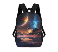 sinyumoney Zaino Per Bambini Sunset Over The Planets Per Ragazzi E Ragazze, Zaino Da Viaggio Per Bambini, Zaino Scolastico Per Adolescenti 17inch