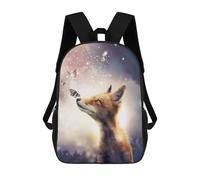 sinyumoney Zaino Per Bambini, The Fox And Butterflies Zaino Scolastico Di Grande Capacità Per Studenti, Zaino Per Ragazzi, Ragazze, Adulti, Adolescenti 17inch