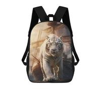 sinyumoney Zaino Per Bambini White Tiger Sailing Boat Per Ragazzi E Ragazze, Zaino Da Viaggio Per Bambini, Zaino Scolastico Per Adolescenti 17inch