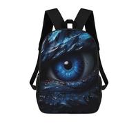 sinyumoney Zaino Per Bambini, Zaino Stampato in 3D Blue Dragon Eye, Zaino Per Ragazzi E Ragazze, Borsa Scolastica Leggera E Regolabile Da 17 Pollici Per La Scuola Primaria 17inch