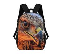 sinyumoney Zaino Per Bambini, Zaino Stampato in 3D Eagle Close Up, Zaino Per Ragazzi E Ragazze, Borsa Scolastica Leggera E Regolabile Da 17 Pollici Per La Scuola Primaria 17inch
