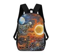 sinyumoney Zaino Per Ragazzi E Ragazze Con Stampa 3D Abstract Space Zaino Per Libri, Scuola Elementare, Bambini, Borsa Da Viaggio Casual, Zaino Per Laptop 17inch
