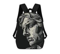 sinyumoney Zaino Per Ragazzi E Ragazze Con Stampa 3D Alexander The Great Zaino Per Libri, Scuola Elementare, Bambini, Borsa Da Viaggio Casual, Zaino Per Laptop 17inch