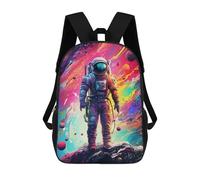 sinyumoney Zaino Per Ragazzi E Ragazze Con Stampa 3D Astronaut in Space -221 Zaino Per Libri, Scuola Elementare, Bambini, Borsa Da Viaggio Casual, Zaino Per Laptop 17inch