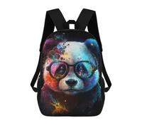 sinyumoney Zaino Per Ragazzi E Ragazze Con Stampa 3D Colorful Panda Art Print-7 Zaino Per Libri, Scuola Elementare, Bambini, Borsa Da Viaggio Casual, Zaino Per Laptop 17inch