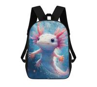 sinyumoney Zaino Per Ragazzi E Ragazze Con Stampa 3D Cute Axolotl Underwater Zaino Per Libri, Scuola Elementare, Bambini, Borsa Da Viaggio Casual, Zaino Per Laptop 17inch