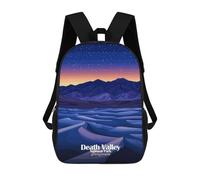 sinyumoney Zaino Per Ragazzi E Ragazze Con Stampa 3D Death Valley National Park Zaino Per Libri, Scuola Elementare, Bambini, Borsa Da Viaggio Casual, Zaino Per Laptop 17inch