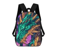 sinyumoney Zaino Per Ragazzi E Ragazze Con Stampa 3D Dragons Majesty Zaino Per Libri, Scuola Elementare, Bambini, Borsa Da Viaggio Casual, Zaino Per Laptop 17inch